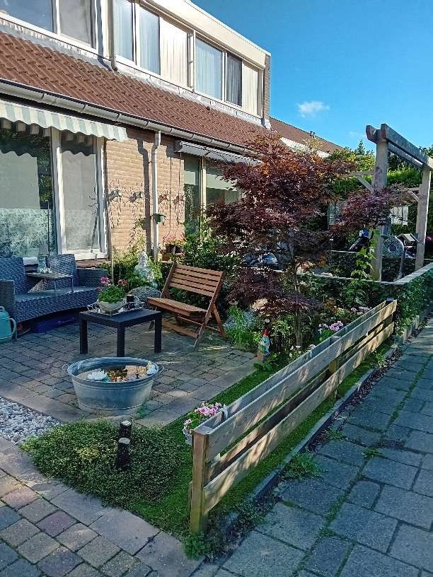 De afsluitbare voortuin 