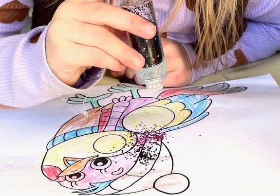 Samen knutselen over het thema