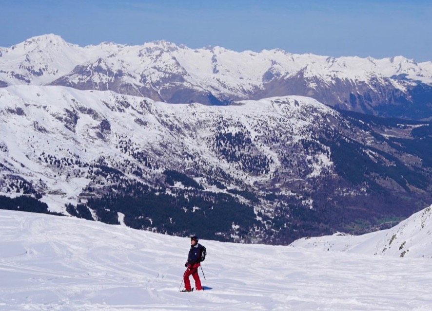Ik ben een ski instructeur. 