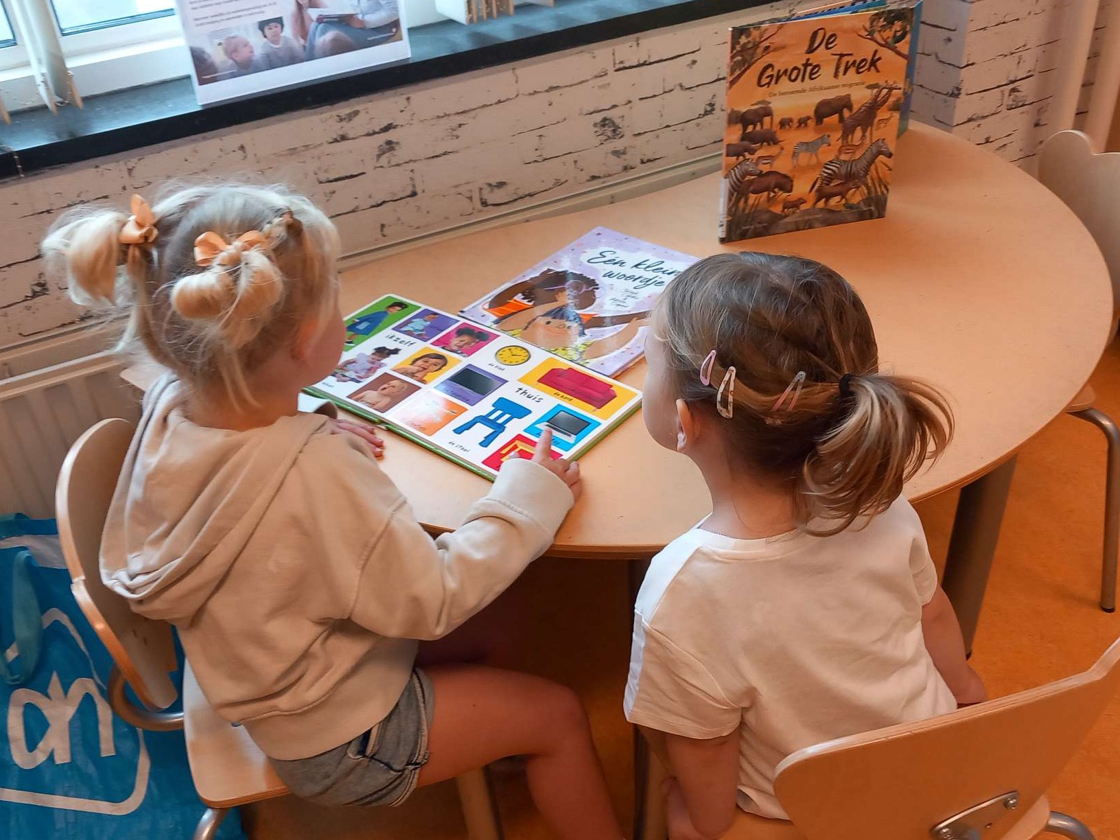 Uitstapje naar de bibliotheek.